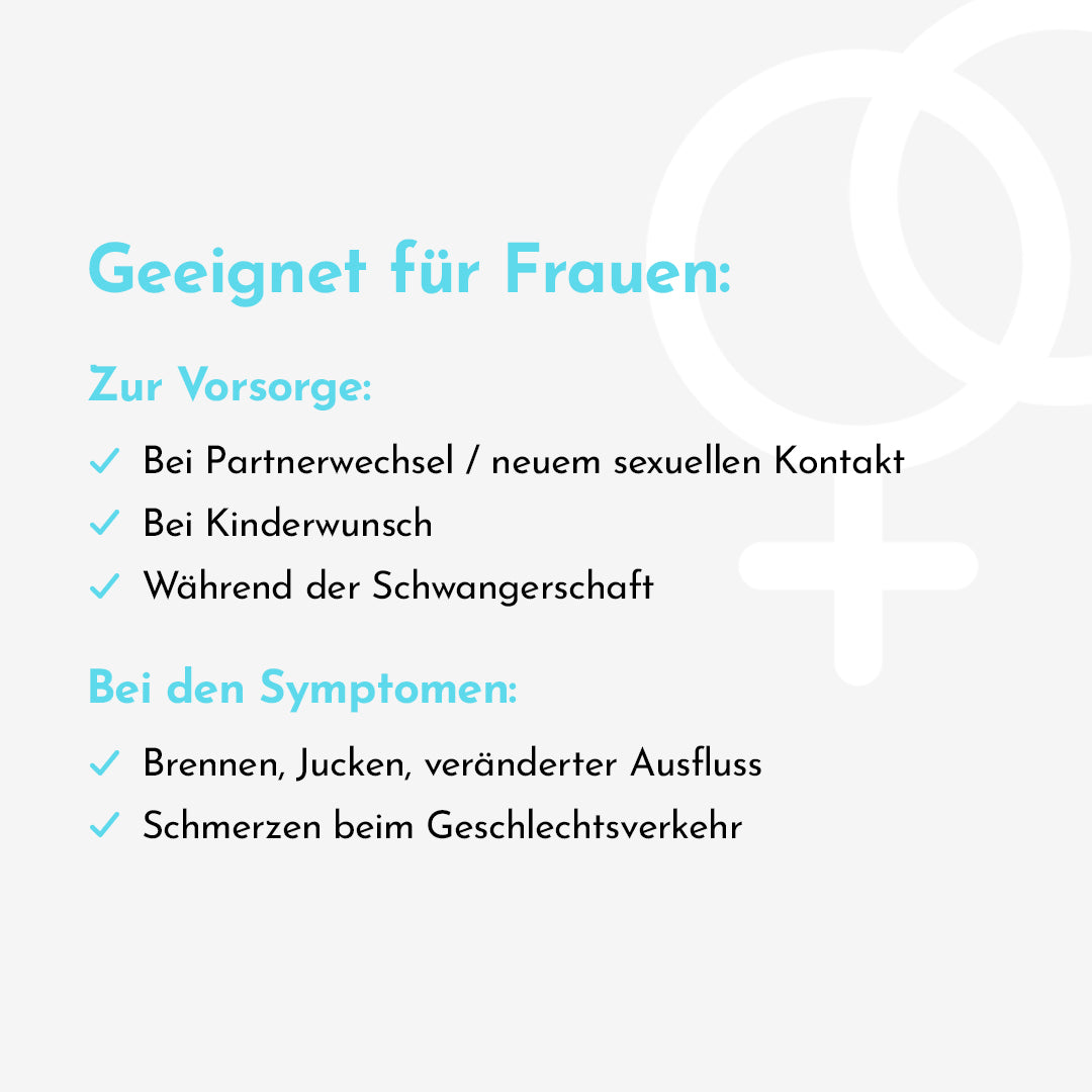 Geschlechtskrankheiten-Test für Frauen