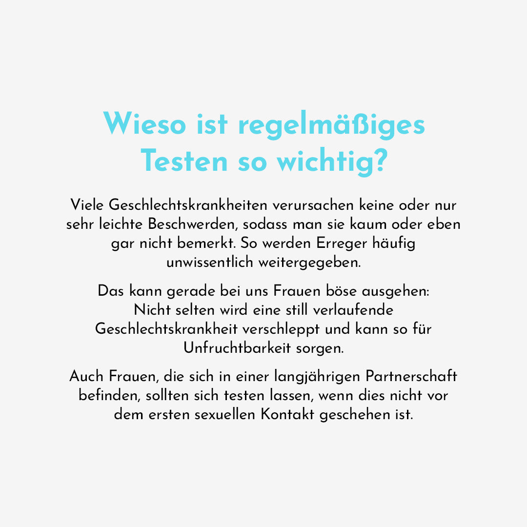 Geschlechtskrankheiten-Test für Frauen