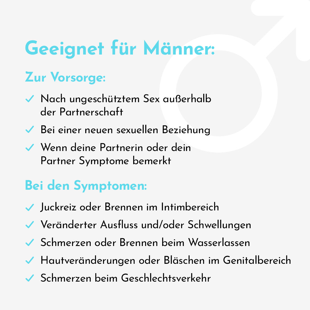 Geschlechtskrankheiten-Test für Männer