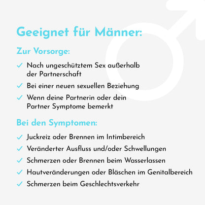 Geschlechtskrankheiten-Test für Männer