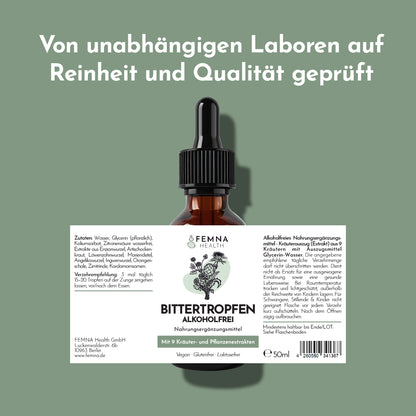 Label Bittertropfen